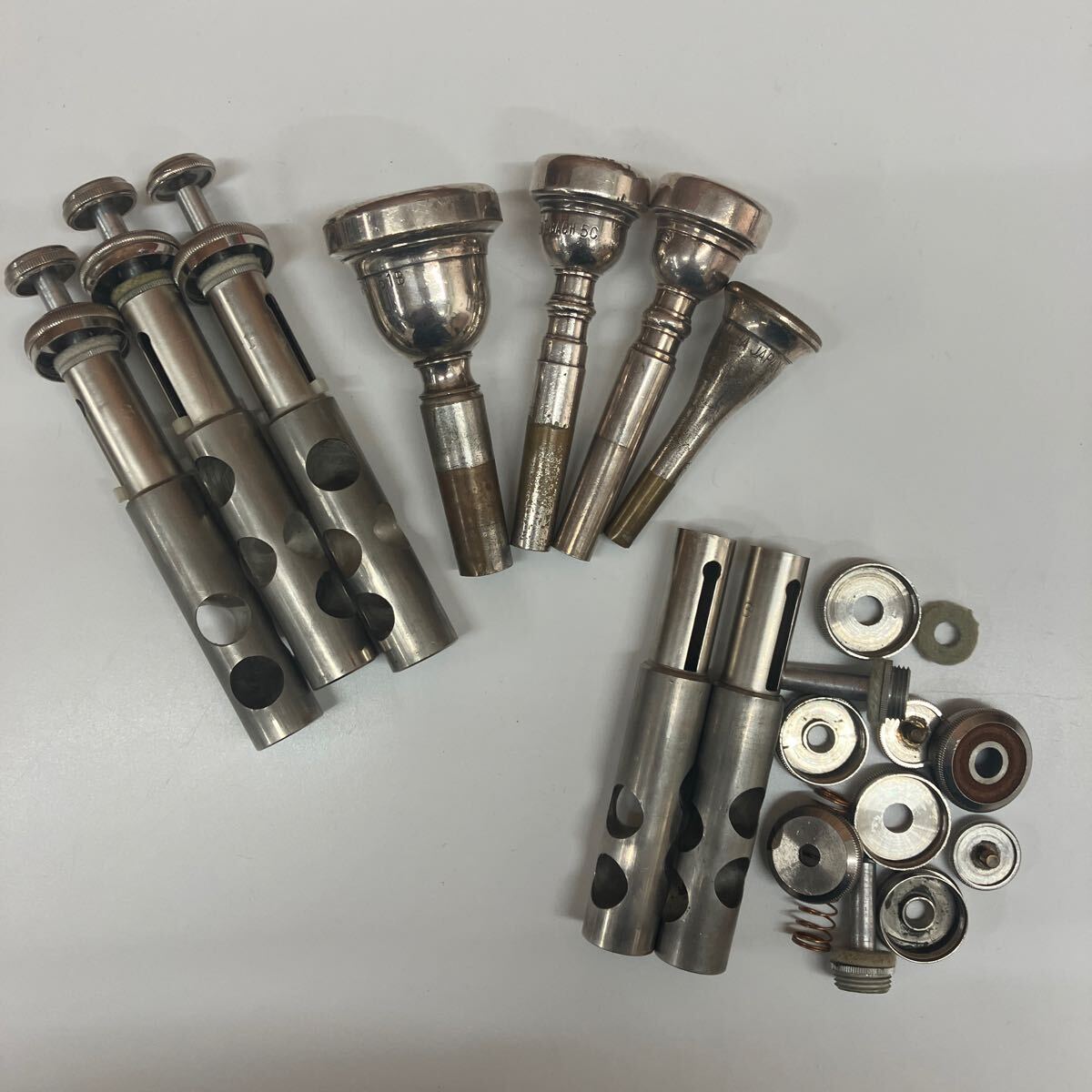 詳細不明 YAMAHA JAPAN ヤマハ 管楽器 マウスピース ピストン リペアパーツ ジャンク/51B 14B4 30 5C ユーフォニアム ホルン トランペット