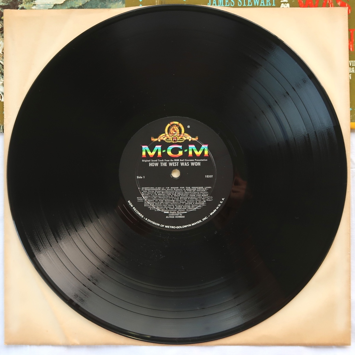 LP OST саундтрек HOW THE WEST WAS WON ALFRED NEWMAN 1E5 рис запись запад часть .. история 