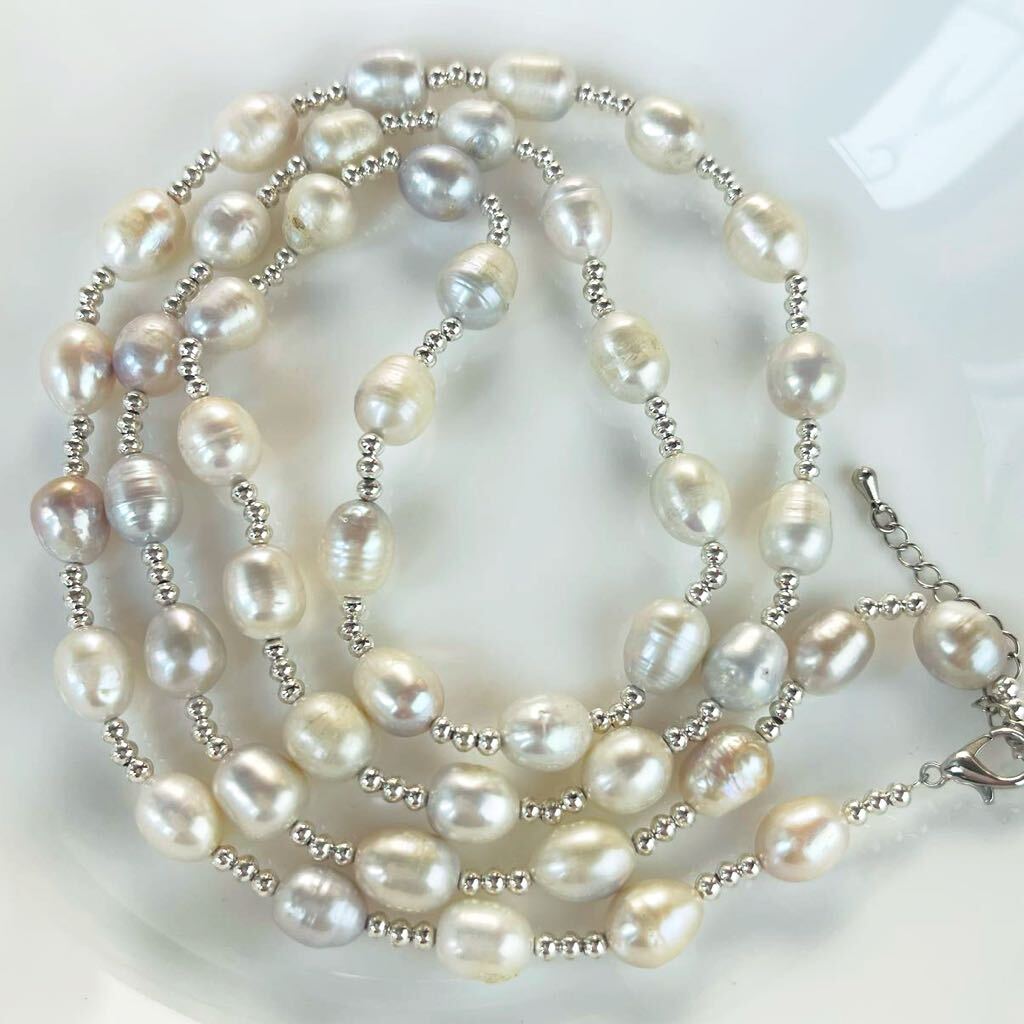 2way 本真珠ロングネックレス 8mm パール 冠婚葬祭 90cm 2way 本真珠ロングネックレス 8mm パール 冠婚葬祭 90cm