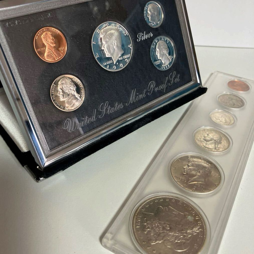 1992年 US MINT SILVER PROOF SET アメリカ UNITED STATES ミントプルーフセット リバティコインセット まとめて！★12