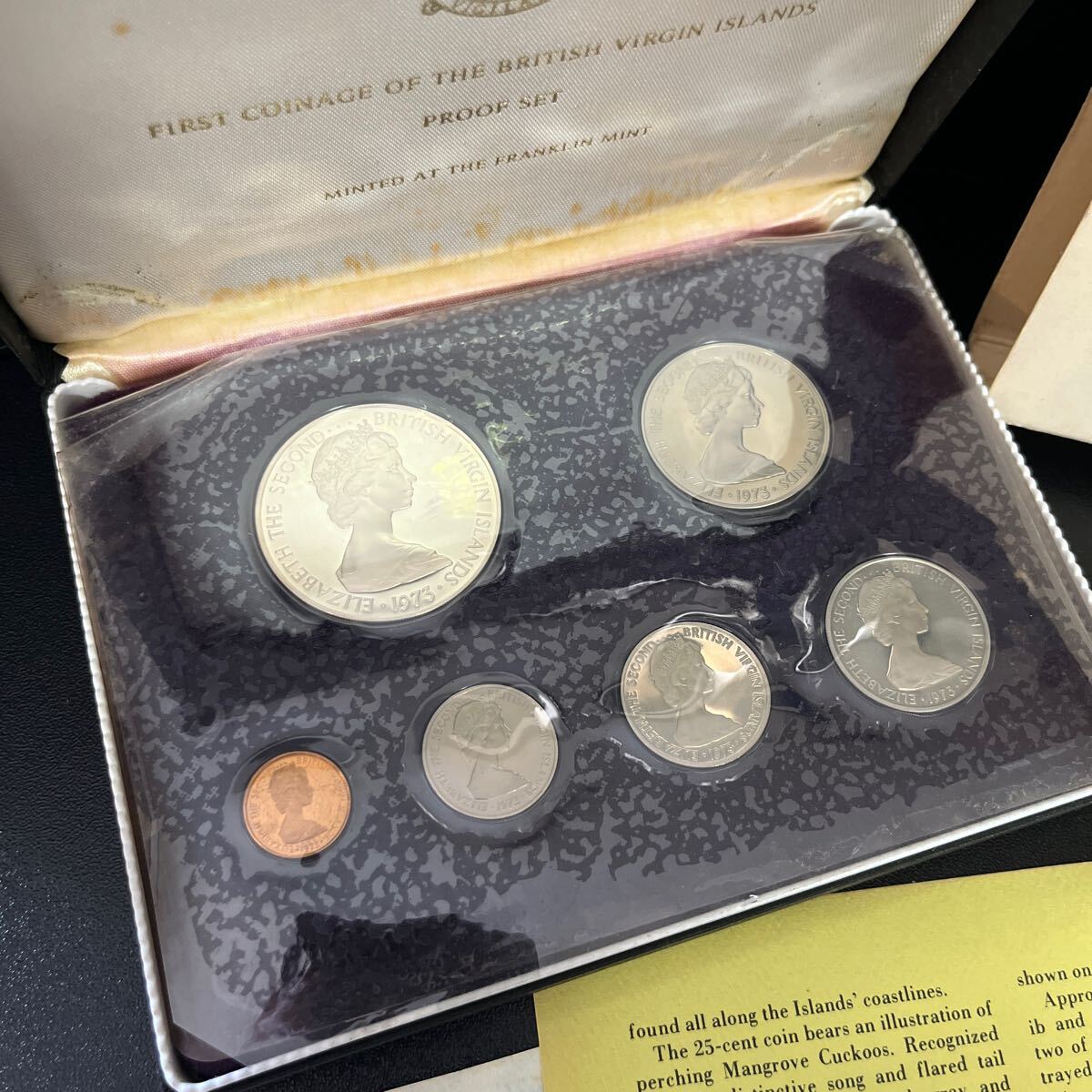 1973年 ブリティッシュバージンアイランド 記念硬貨セット 1973年 ブリティッシュバージンアイランド 記念硬貨セット 1973