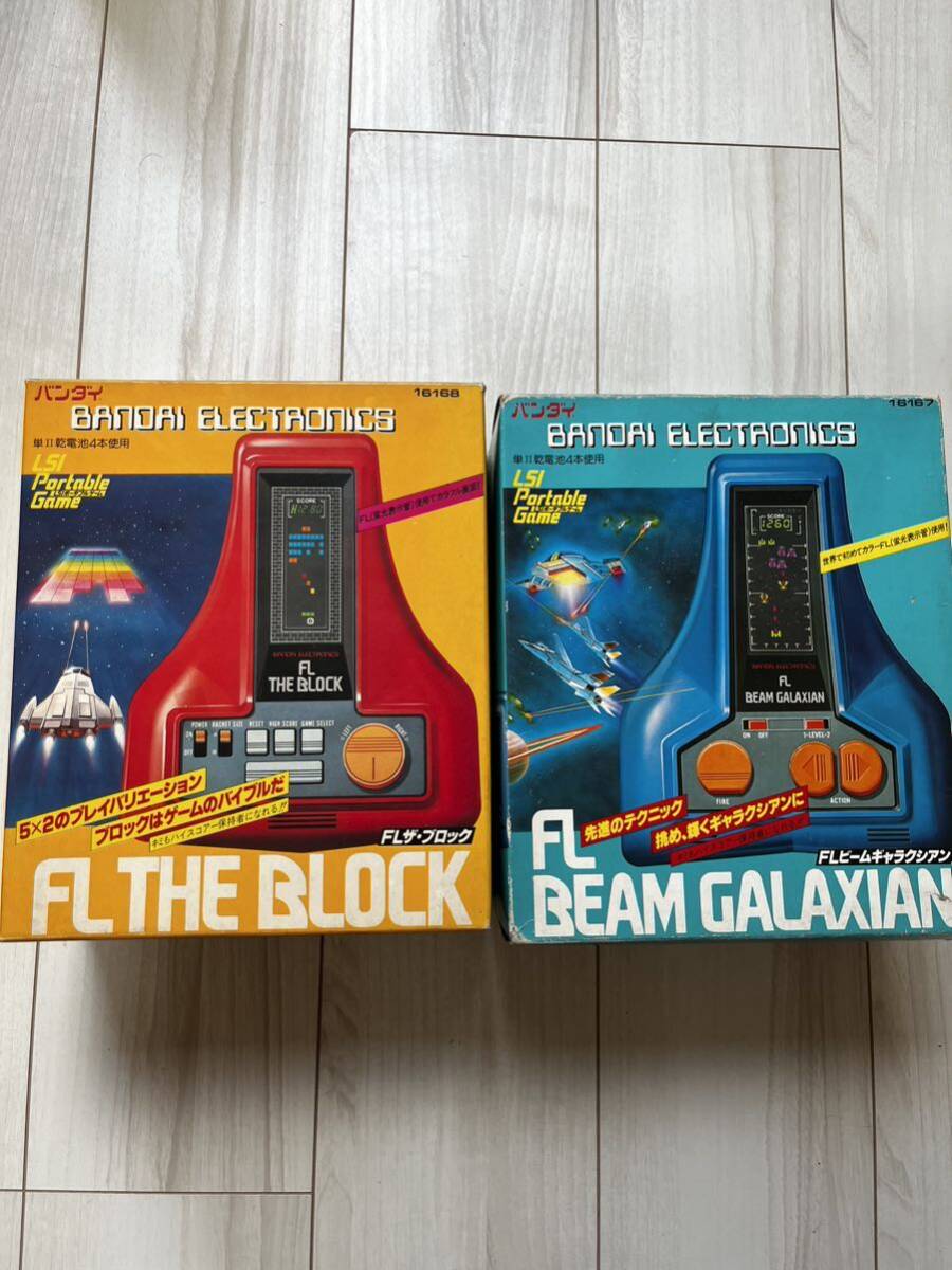 バンダイ FL THE BLOCK FLザ・ブロック LSIゲーム 説明書付 Yahoo!オークション - バンダイ エレクトロニクス FLザブロック