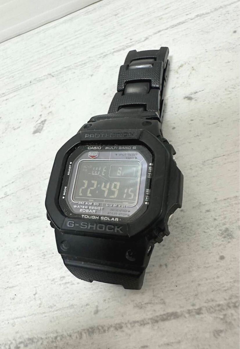 ■ G-SHOCK ■ Gショック CASIO カシオ GW-M5610UBC-1JF タフソーラー 電波ソーラー 黒 ブラック 腕時計 時計 コンポジットバンド 稼働品 