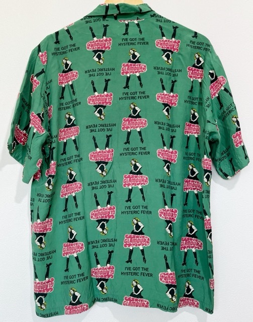 HYSTERIC GLAMOUR（ヒステリックグラマー）02232AH02 VIXEN GIRL オープンカラーシャツ ビクセンガール 半袖シャツ【A31457-007】