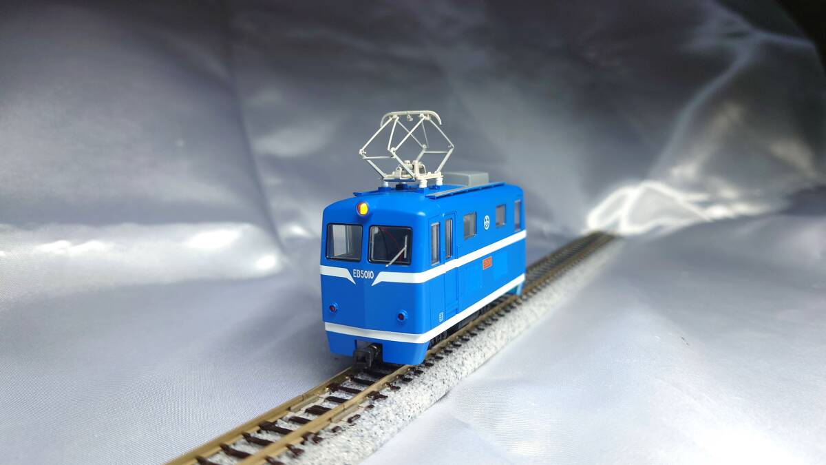 【HOe】点灯化・動力化済 猫屋線 直通用路面電気機関車+タンク貨車2両セット EB50＆タホ2 