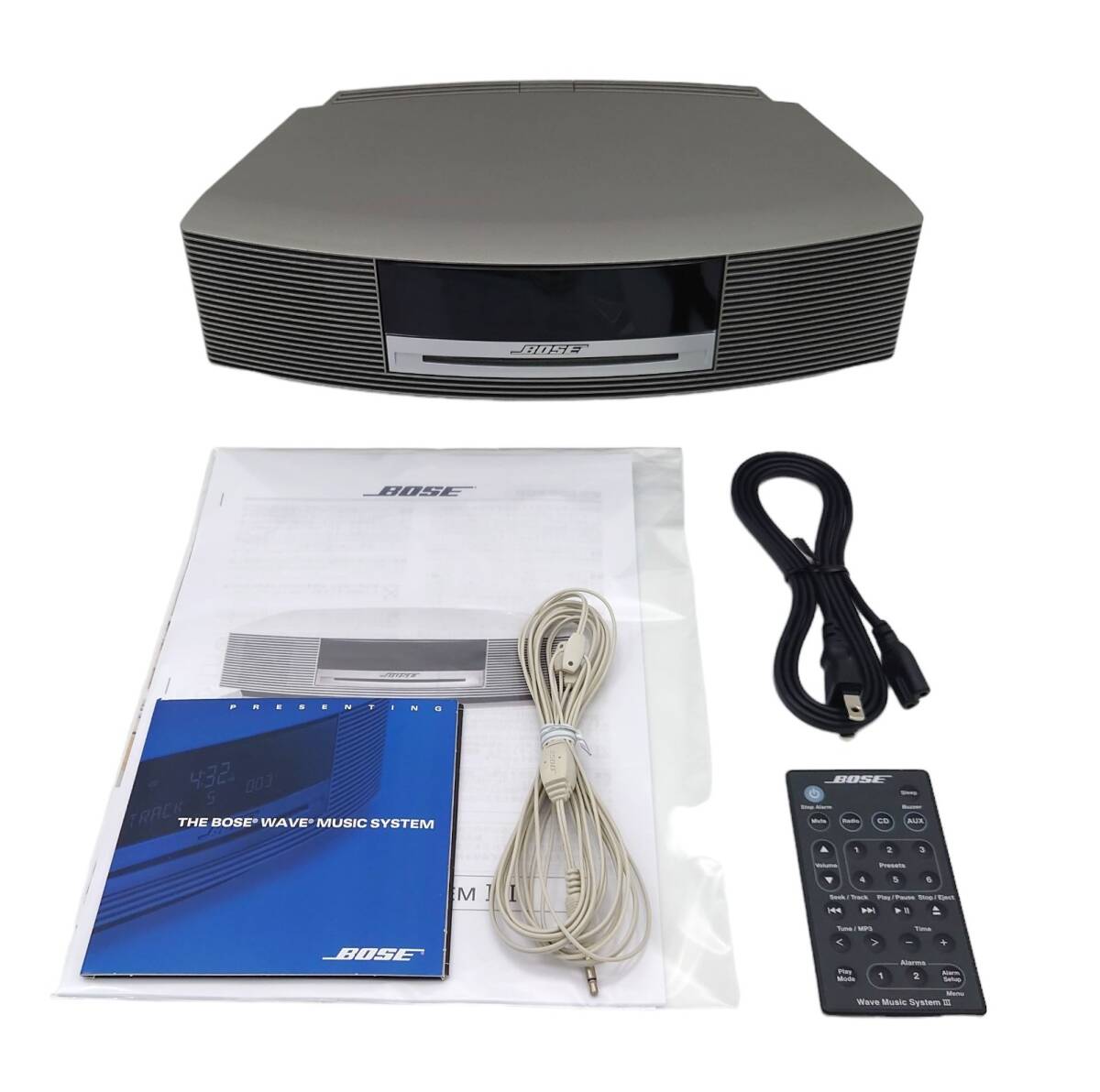 【動作良好】Bose Wave music systemⅢ ワイドFM対応 パーソナルオーディオシステム チタニウムシルバー
