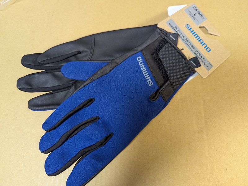 55%off シマノ GL-013V L タイタニューム・アルファ グローブ フルカバー ディープブルー