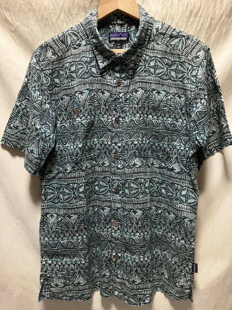 美品 patagonia バックステップ シャツ M SP19 ネイティブ 柄 廃 美品 patagonia バックステップ シャツ M SP19 ネイティブ 柄 廃