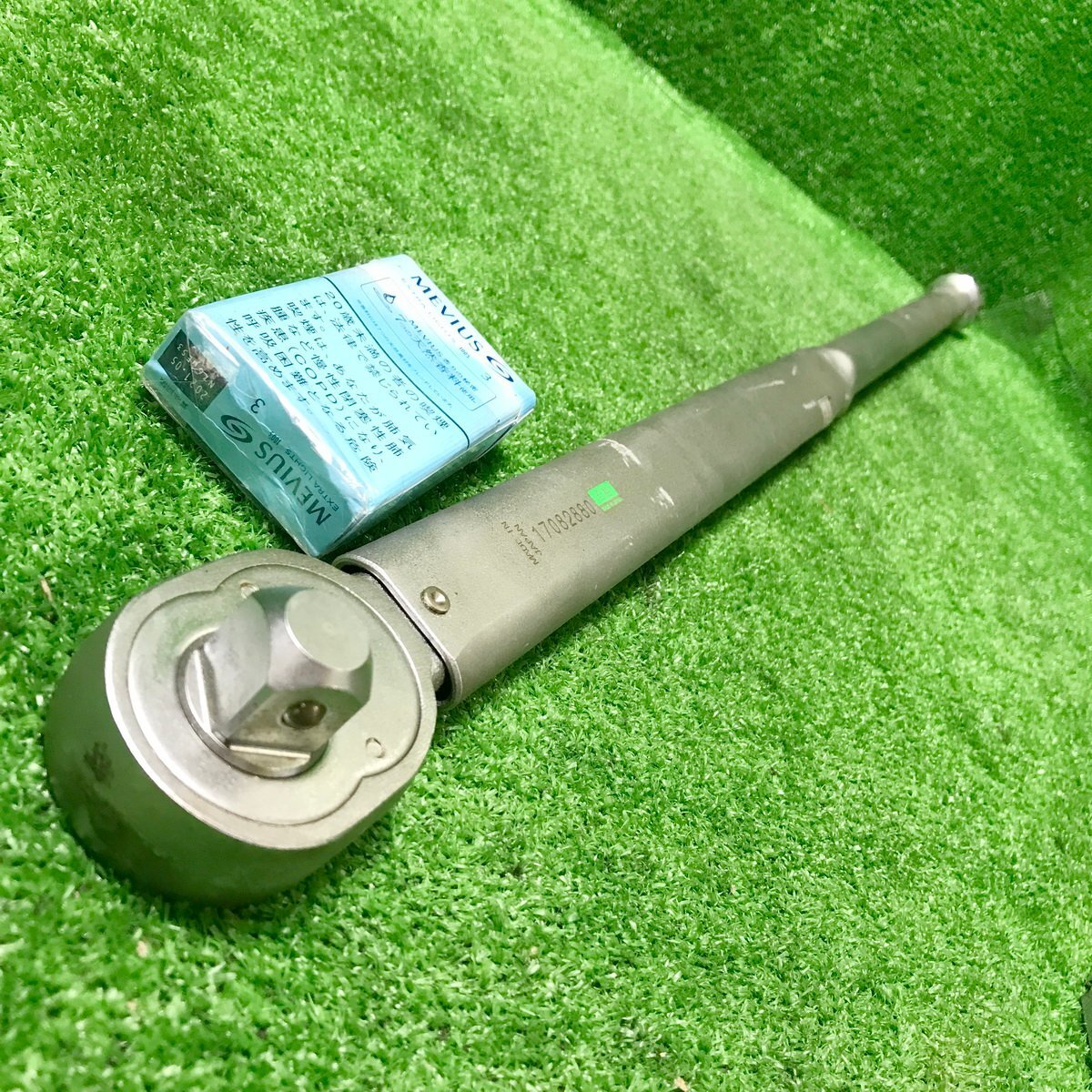 放蒼b938 カノン ■プリセット型トルクレンチ『N420QLK』全長約950mm 差込角19.05mm トルク調整範囲60～420N.m