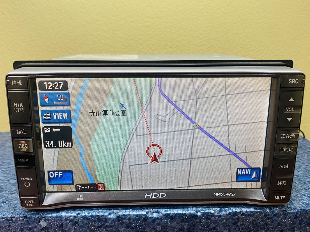  Toyota оригинальный HDD navi NHDC-W57 карта 2007 год 