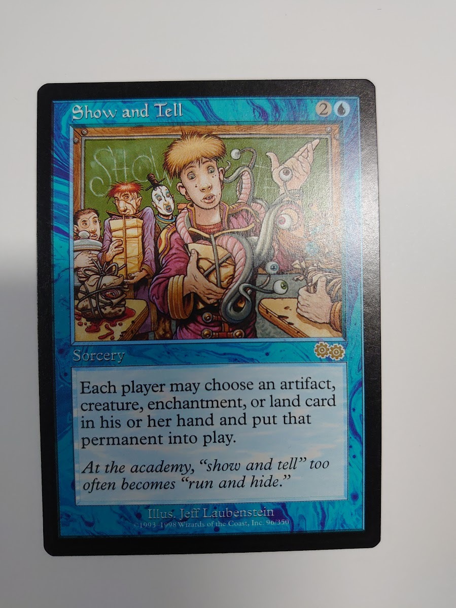 MTG　実物提示教育/Show and Tell　英語版　USG　青　R