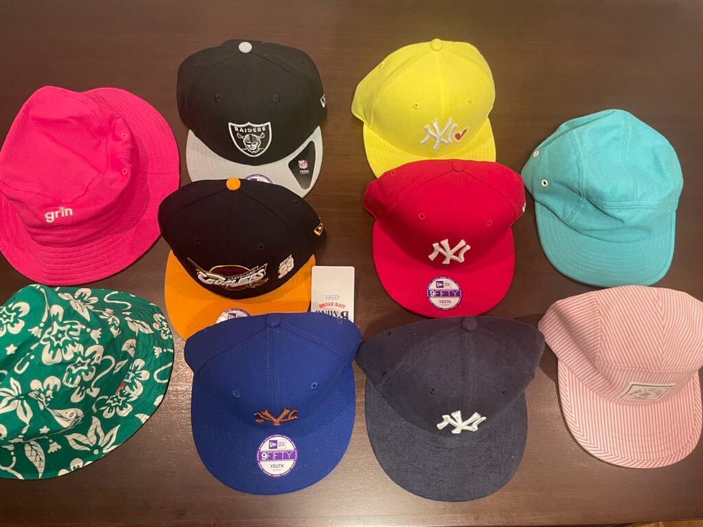 ニューエラ YOUTH 帽子 ヤンキース ハット キャップ 59FIFTY smoothy BEAMS kids 子ども こども ユース キッズ セット売り
