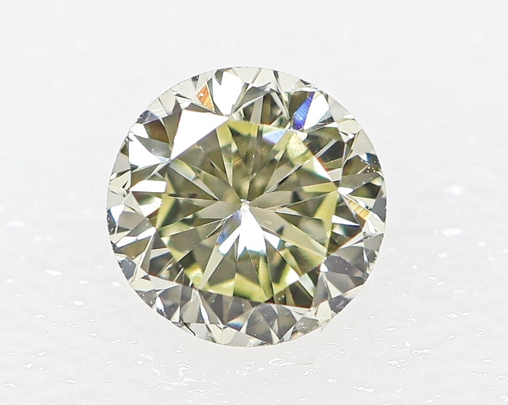 【100円～】VS2！0.362ct 天然ダイヤ LIGHT YELLOW（ナチュラルカラー）FAIR！