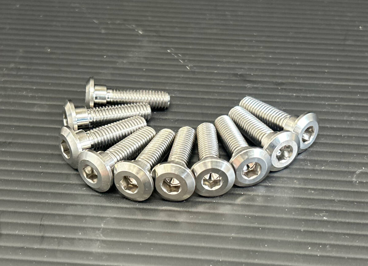 64チタンボルト カワサキ ディスクボルト M8×30 10本 Z900RS NINJA ZRX ZXR H2 Z1000 DAEG etc