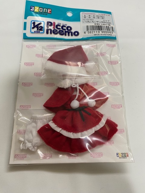 未使用 アゾン PIC122-RED 1/12 もこもこサンタさんセット レッド ピコニーモ AZONE