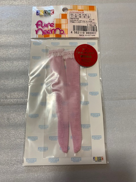未使用 PNM163-PNK YUZUHA Pink!Pink!a・la・mode PNMレースオーバーニーソックス アゾンダイレクトストア限定 ピンク ピュアニーモ AZONE