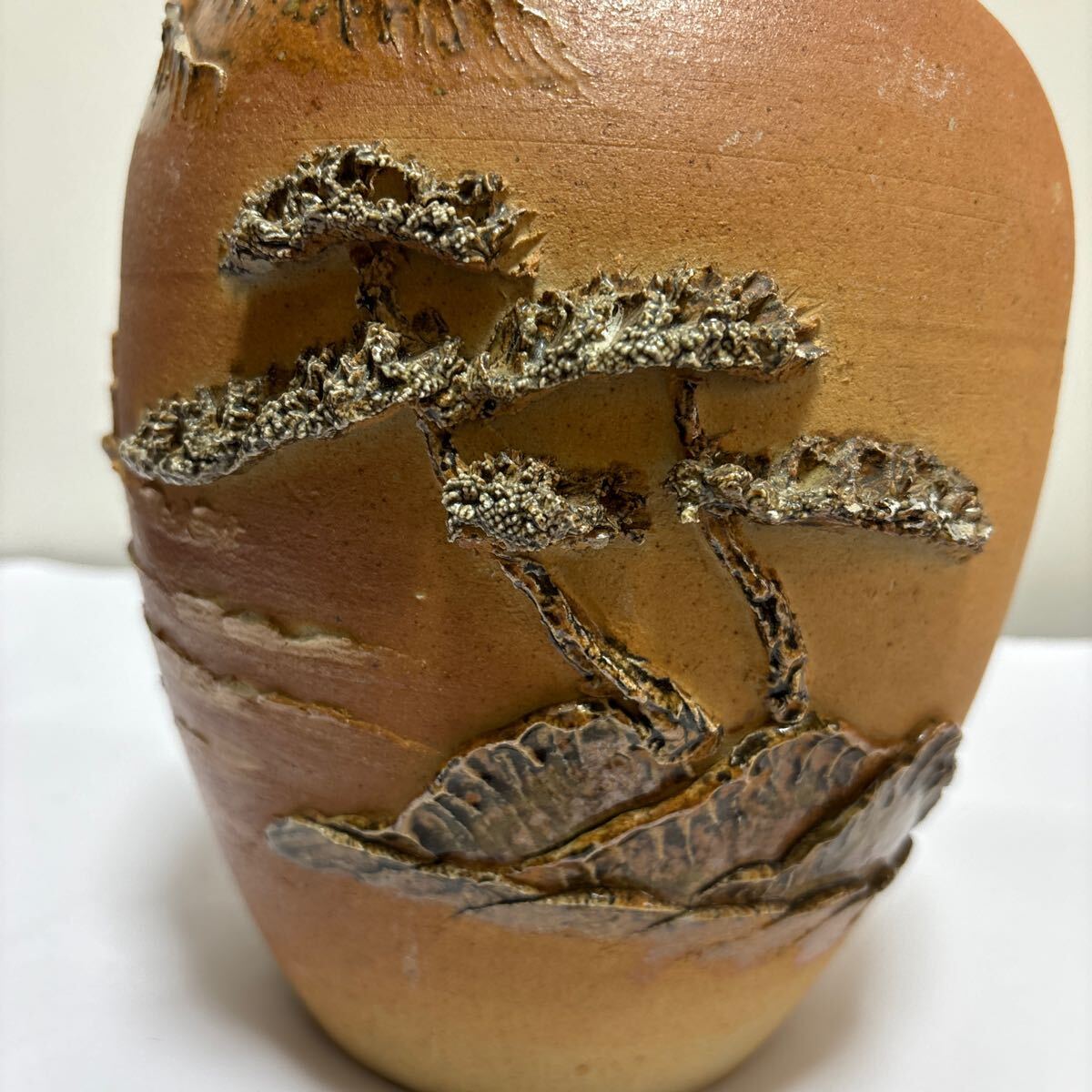 古い壺 ヴィンテージ 信楽焼 印あり 花瓶 花器 壺 花入 骨董品 古い壺 ヴィンテージ 信楽焼 印あり 花瓶 花器 壺 花入 骨董品