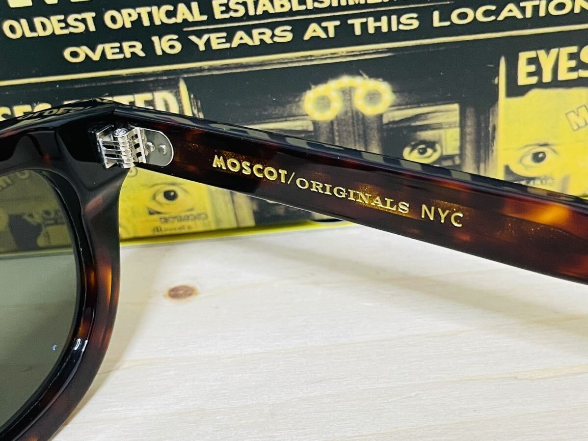 MOSCOT モスコット サングラス ★TELENA★伊達眼鏡 ウェリントン グラデーションカラーレンズ 未使用 美品