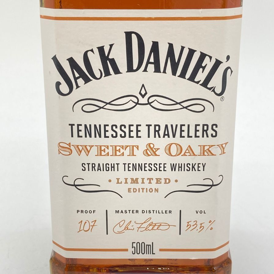  Jack Daniel tene сиденье labela-z сладкий &o- ключ No.1 500ml 53.5% JACK DANIERL\'S TENNESSEE TRAVELERS SWEET&OAKY [P1]