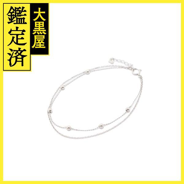 JEWELRY ノンブランドジュエリー ボールチェーンブレスレット K10WG ホワイトゴールド 2144000231199