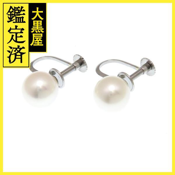 JEWELRY　ノンブランドジュエリー　イヤリング　PT900　パール　約2.5g2120500219684