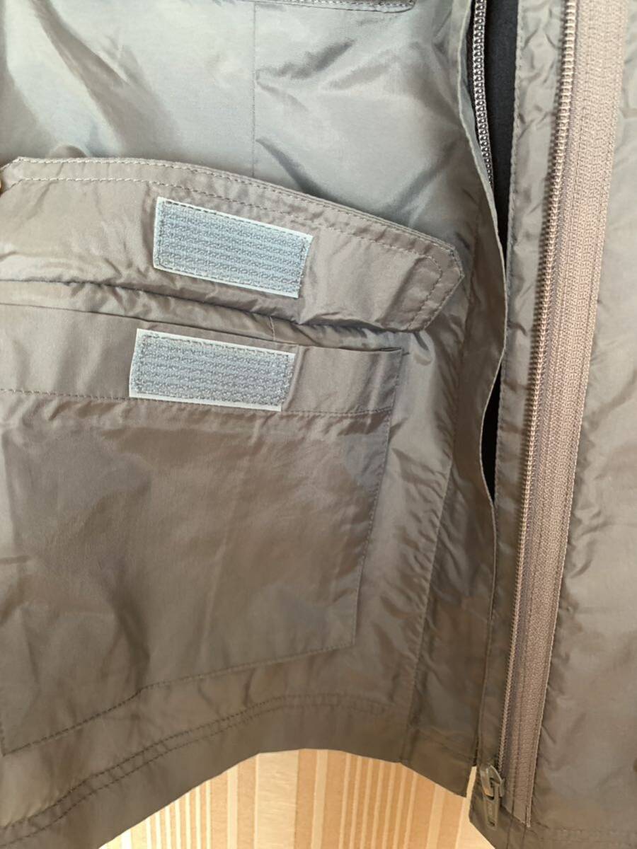 中古　レディース　異素材ストレッチジャケット　M グレー_画像5