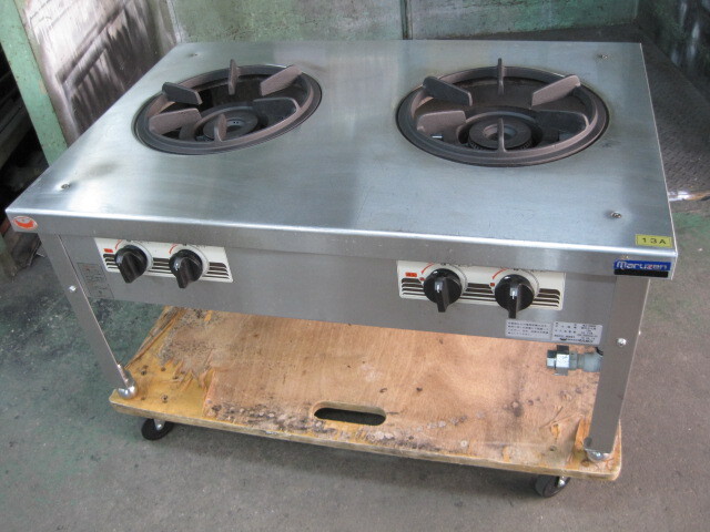 ☆新品 2口 ガステーブル マルゼン RGT-1262D 業務用ガス ☆新品 2口 ガステーブル マルゼン RGT-1262D 業務用ガス