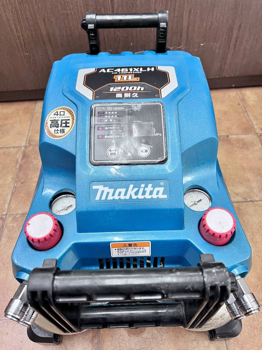 ※ジャンク品 完全不動品 makita マキタ AC461XLH エアコンプレッサ 3242 1300W 100V 管240830 DRAR