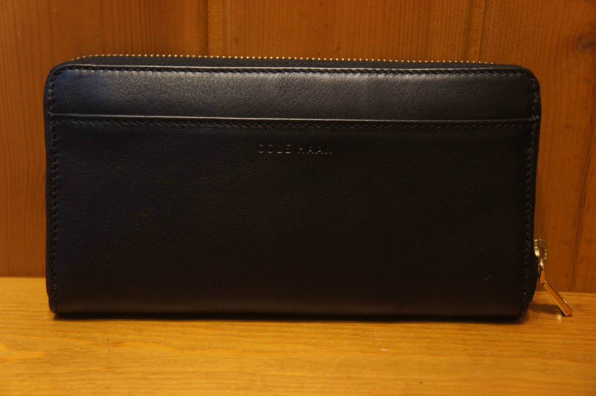 メンズ長財(cái)布 COLE HAAN コールハーン 皮制 黒 ブラック 新品?未使用 箱なし