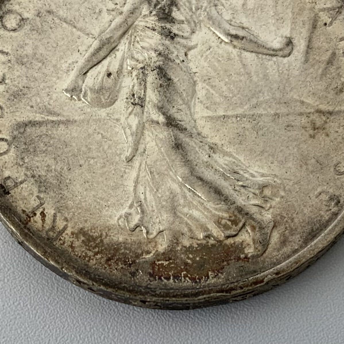 M-4169 1円スタート フランス 5フラン 銀貨 1966年 種を蒔く人 M-4169 1円スタート フランス 5フラン 銀貨 1966年 種を蒔く人