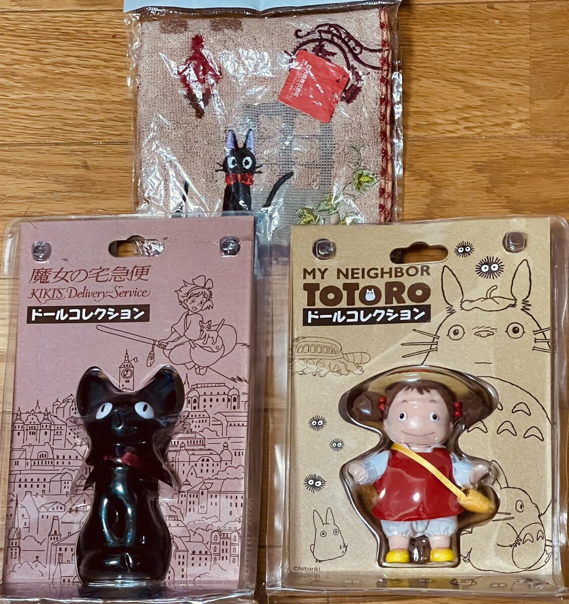 スタジオジブリ 魔女の宅急便 ジジ となりトトロ メイちゃんドールコレクション 新品レア商品 オークショーですよね ジジタオルオマケです