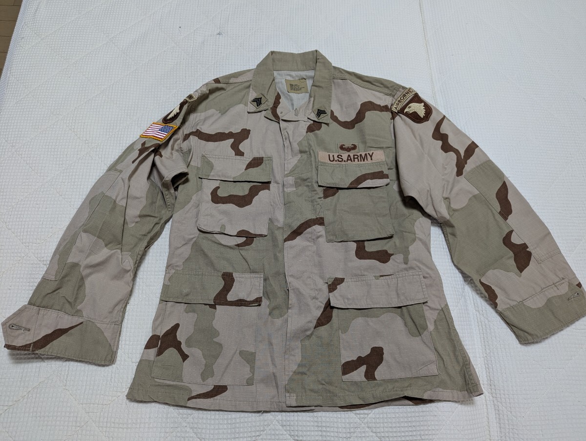 希少 美品】米軍 実物 2003 US Army 3C デザート カモ BDU 希少 美品】米軍 実物 2003 US Army 3C デザート カモ BDU