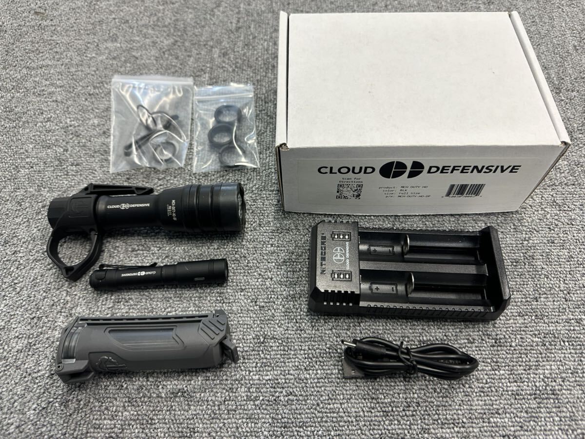 CLOUD DEFENSIVE MCH-DUTY black 実物 ハンディライト・懐中電灯 CLOUD DEFENSIVE MCH-DUTY black 実物 ハンディライト・懐中電灯