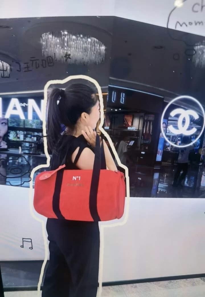 CHANEL N°1 レッド ボストンバッグ限定1点 CHANEL N°1 レッド ボストンバッグ限定1点