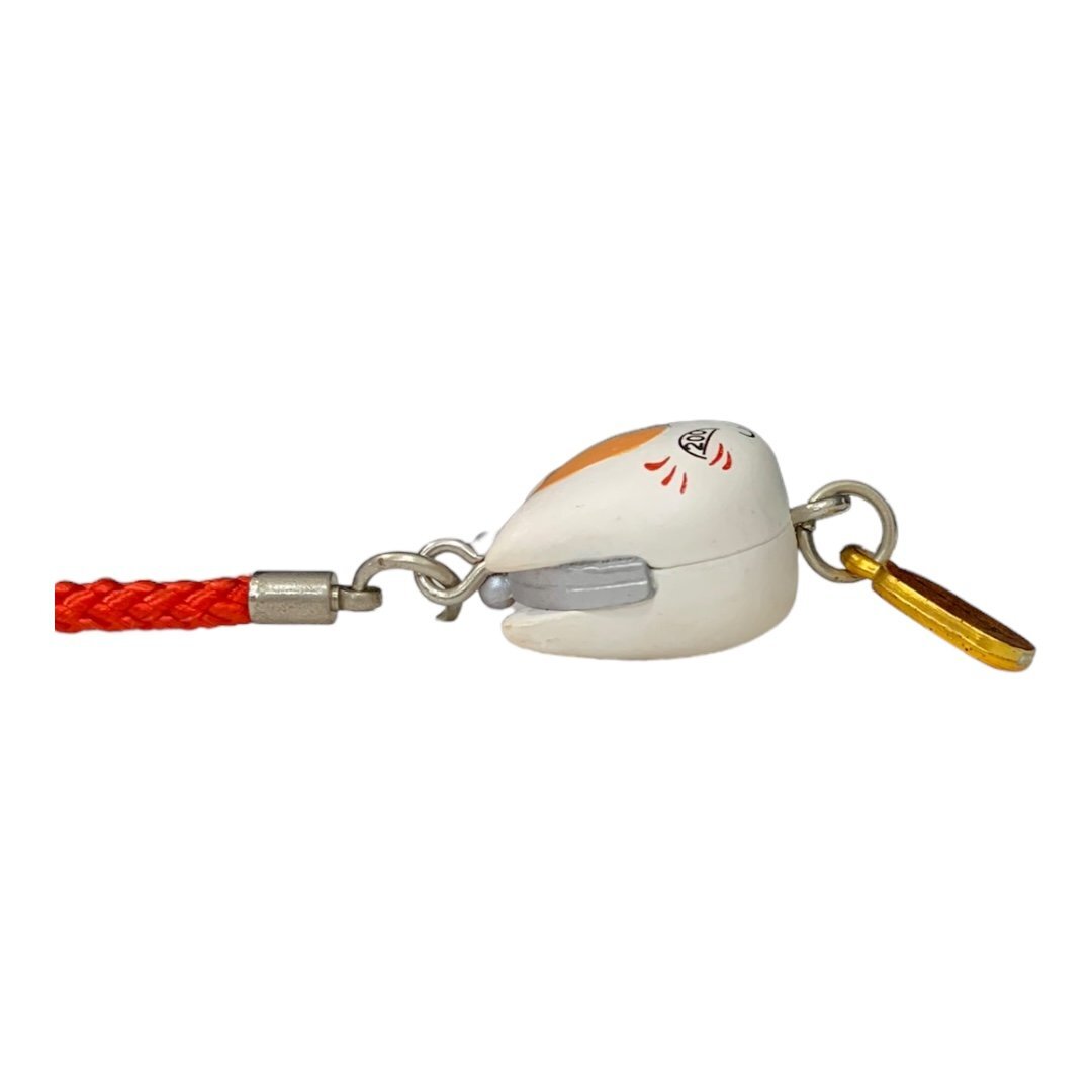 金運UP ニャンコ先生蝦蟇口 「夏目友人帳 ニャンコ先生縁起物これくしょん」根付フィギュア★幅約２cm〈ag