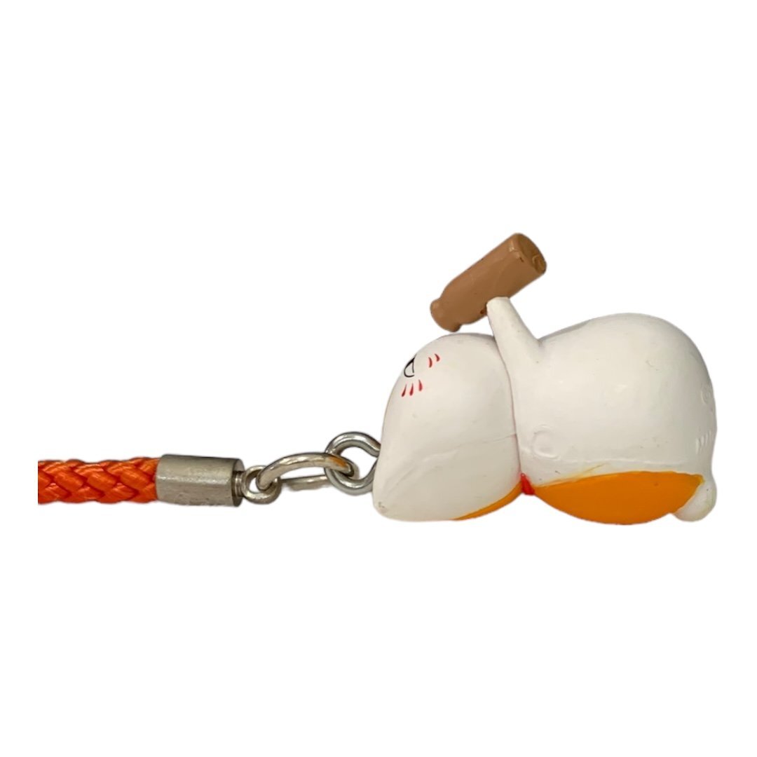 コーヒー牛乳片手にニャンコ先生 「夏目友人帳 ニャンコ先生ぶらり銭湯コレクション」★根付フィギュア★サイズ約2.5cm〈ag