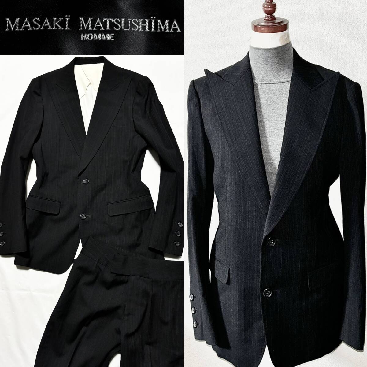 高速配送 即落送料無料 新品 近い 美品 MASAKI MATSUSHIMA マサキマツシマ スーツ