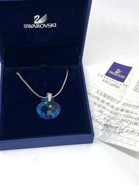 SWAROVSKI スワロフスキー シェルモチーフ クリスタルネックレス SWAROVSKI スワロフスキー シェルモチーフ クリスタルネックレス