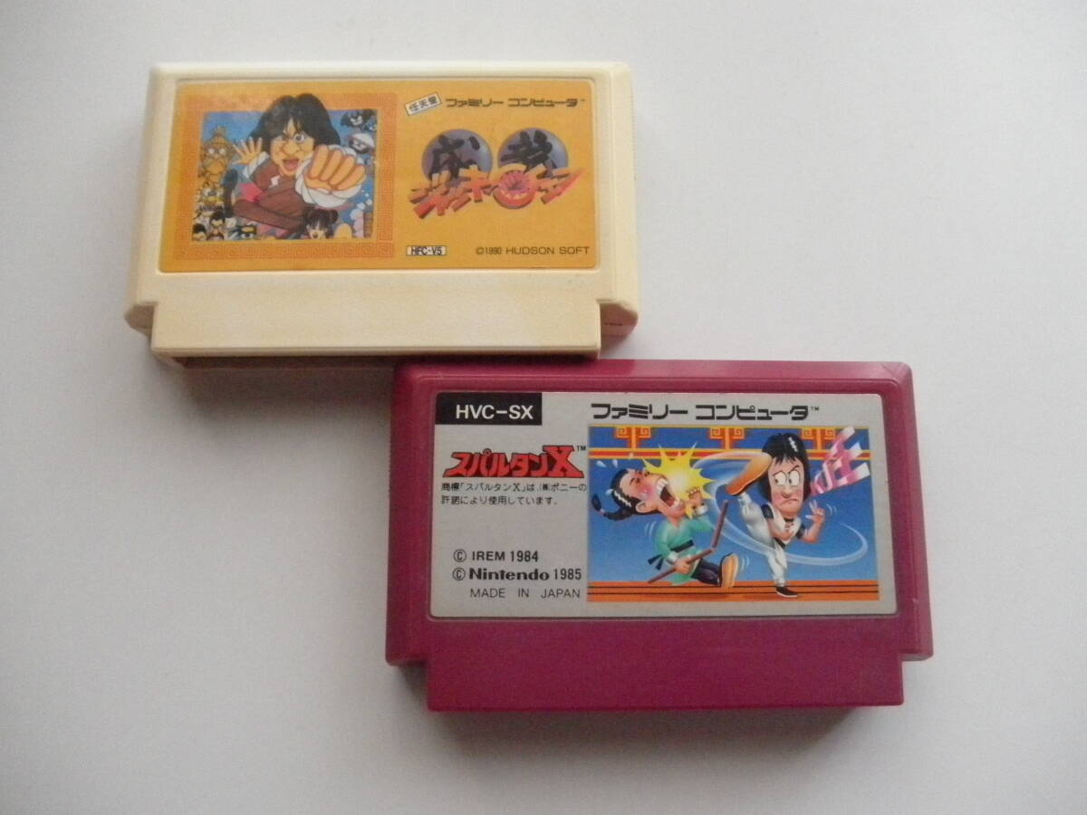 ●FCソフトセット　ジャッキーチェン、スパルタンX　初期起動確認済_画像1