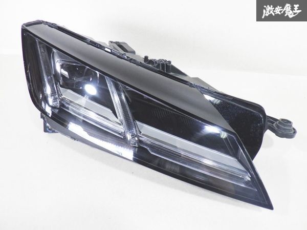 程度良好！！ AUDI アウディ 純正 TT 8S 右ハンドル LED ヘッドライト ヘッドランプ 右 右側 運転席 8S0941036C 即納 棚43A