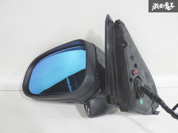 動(dòng)作確認(rèn)済み?。?VOLVO ボルボ 純正 DB V60 右ハンドル ドアミラー 左側(cè) 助手席 カーボン調(diào) 16 + 2ピン カメラ ウインカー付 即納 棚27M