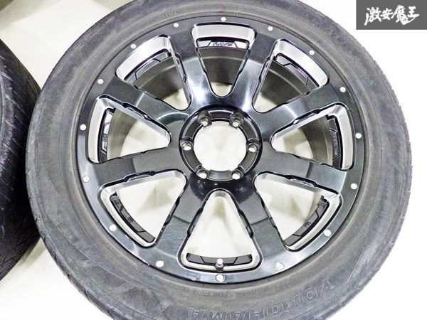 RAYS レイズ HFULLCROSS フルクロス CRISS CROSS BYEIGHT 20インチ 8.5J +22 PCD 139.7 6H タイヤホイール 4本 プラド ハイラックス 棚41D