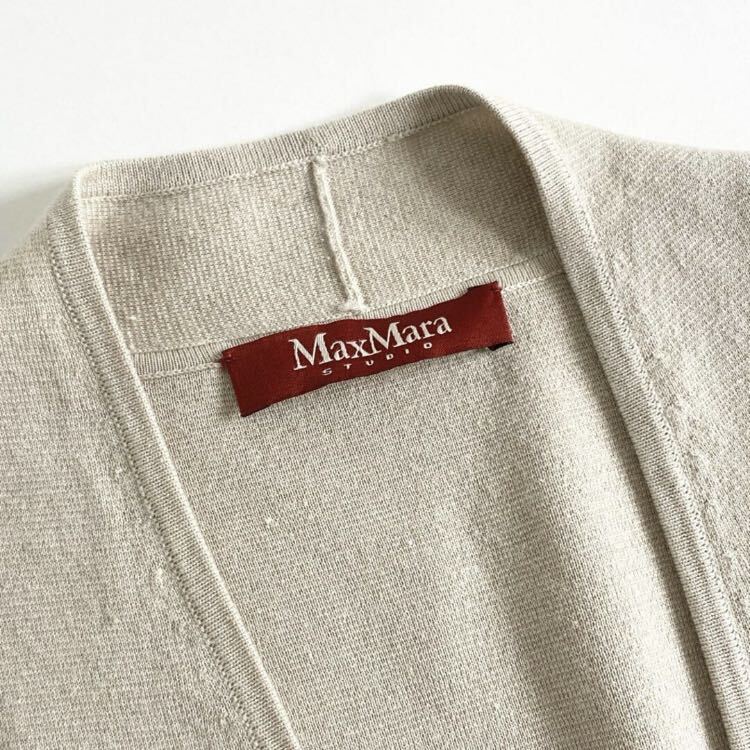 37h21 MaxMara STUDIO マックスマーラ ステュディオ シルク混