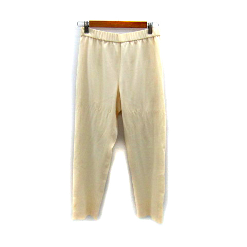  theory ryukstheory luxe tapered pants Easy pants long height plain 40 L ivory /SY18 lady's 