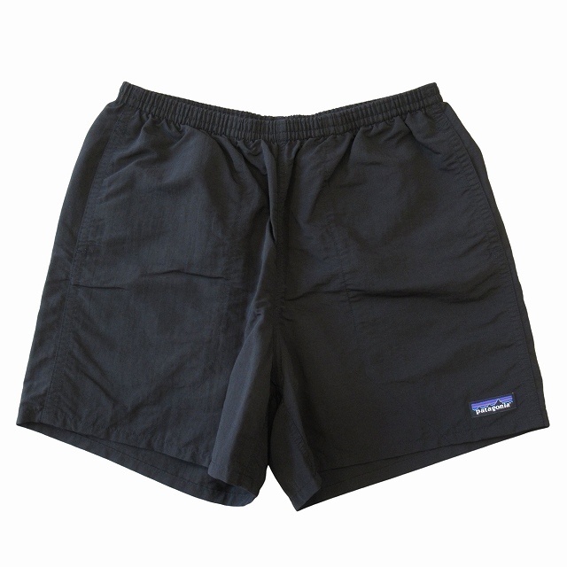 美品 21SS パタゴニア Patagonia Men's Baggies Short-5inch バギー ショーツ 5インチ ショート パンツ ロゴ ナイロン スポーツ M 黒