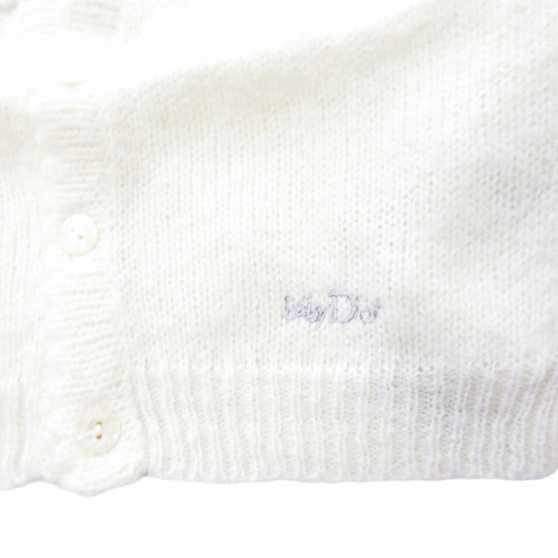 ベビーディオール baby Dior ニット カーディガン ウール混 ロゴ ベビーディオール baby Dior ニット カーディガン ウール混 ロゴ