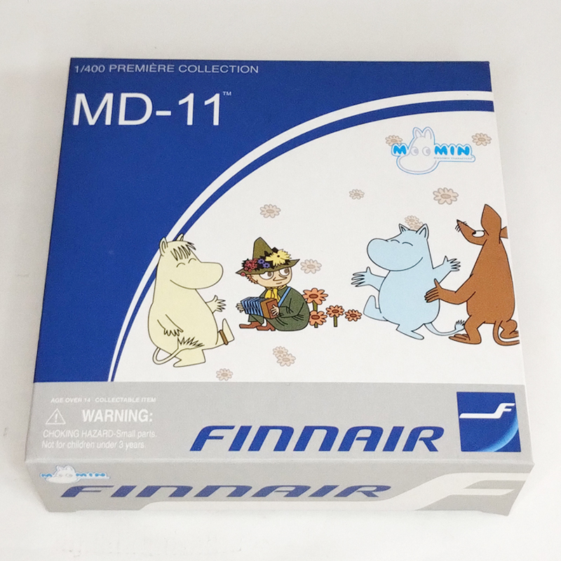 ■ 未使用 1/400 ドラゴン ウィングス MD-11 FINNAIR フィンエアー ムーミン DRAGON WINGS 飛行機 航空機 ミニチュア モデル moomin ■