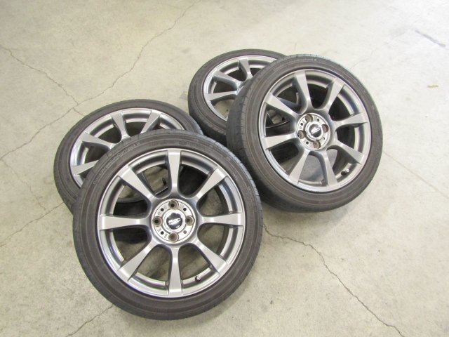 ◎【個人宅配送不可】[E34+EE0] FIAT純正 フィアット500 16×6.5J +35 98-4H【保護タイヤ】195/45R16 4本セット