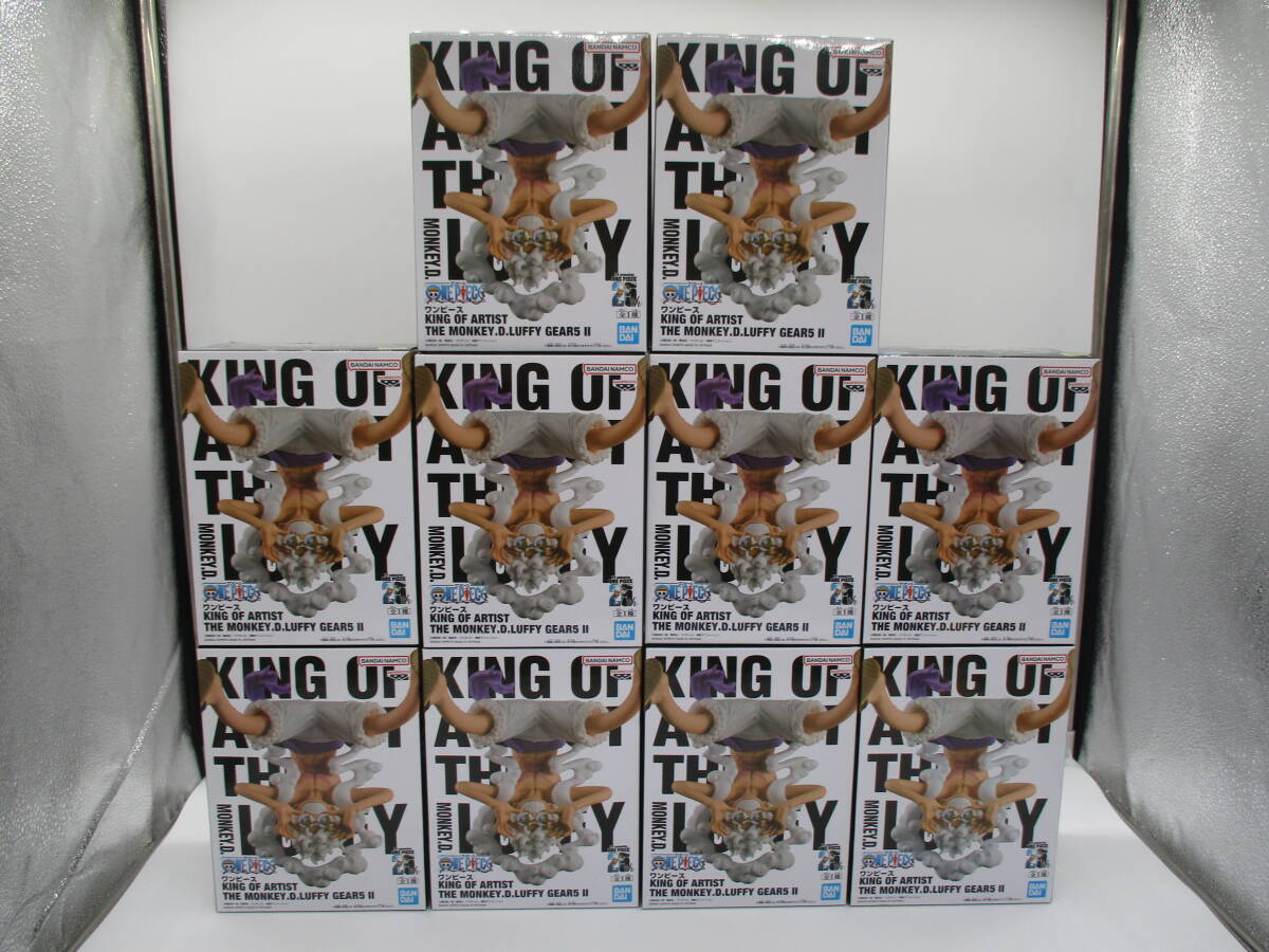 ay0807/27/26 ほぼ未開封 同梱不可 ONE PIECE ワンピース KING OF ARTIST ルフィ ギア5 Ⅱ ニカ フィギュア 10個 まとめ売り