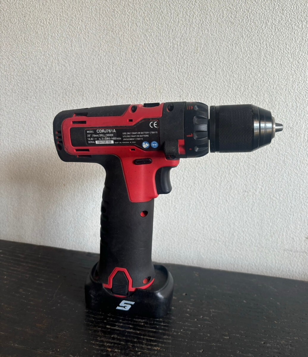 Snap-on 14.4V コードレスドリル ドライバー 電動工具 CDRJ761A